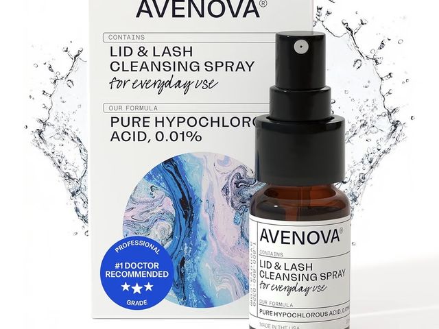 Lot 96-230799 - Avenova Eyelid Spray Cleanser for Lid &amp; Lash, 20 ml Bottle Gentle Everyday Pure Hypochlorous Aci...