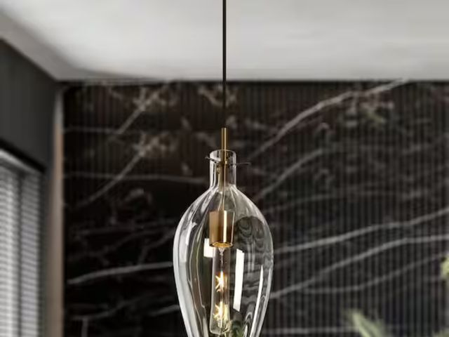 Lot 96-182421 - Uolfin
Transitional Geometric Kitchen Island Pendant Light 1-Light Modern Brass Gold Pendant Light w...
