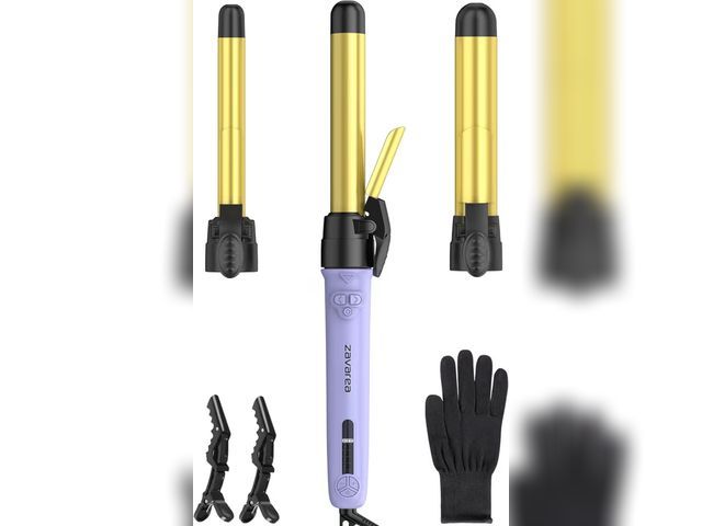 Lot 96-149769 - Rotating Curling Iron, Curl Cycle, Automatic 0.75/1/1.25 inch Curling Iron Rotating,Self Curling Wan...