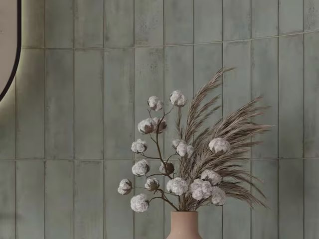 Lot 96-198304 - CRUZ BAY STUDIO
Relic 3 in. x 12 in. Slate Blue Matte Glazed Ceramic Subway Wall Tile (5.328 sq. ft....