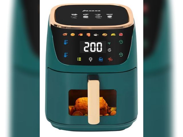 Lot 96-177674 - Panana 8QT Large Air Fryer Compact, 8 Preset Menus Airfryer, One-Touch Digital Control Presets, Touc...