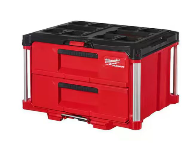 Lot 96-162625 - Milwaukee
PACKOUT 22 in. 2-Drawer Tool Box with Metal Reinforced Corners

MSRP $157

New