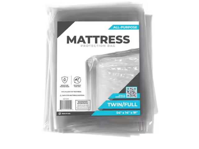 Lot 96-179478 - Pratt Retail Specialties
Twin/Full Mattress Bag Plus Queen/King Mattress Bag Combo Pack
New