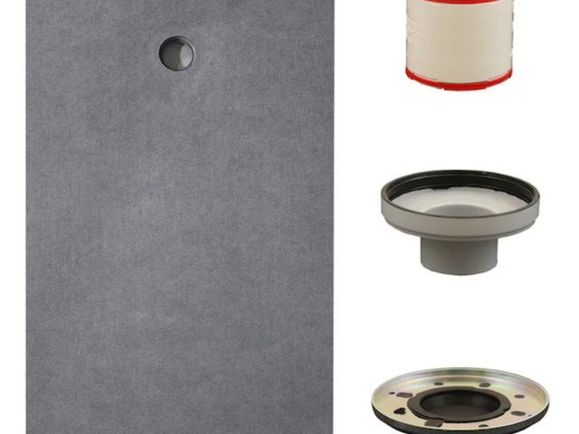 Lot 96-166266 - Everbilt
Watershield Shower System 36 in. x 60 in. Waterproof Shower Pan with Off-Center Drain (Drai...