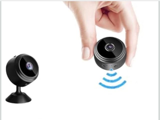 Lot 96-181496 - Hidden Camera Mini Camera, Small Camera Spy Hidden Cameras for Home Indoor Use. Spy Cam with Night V...