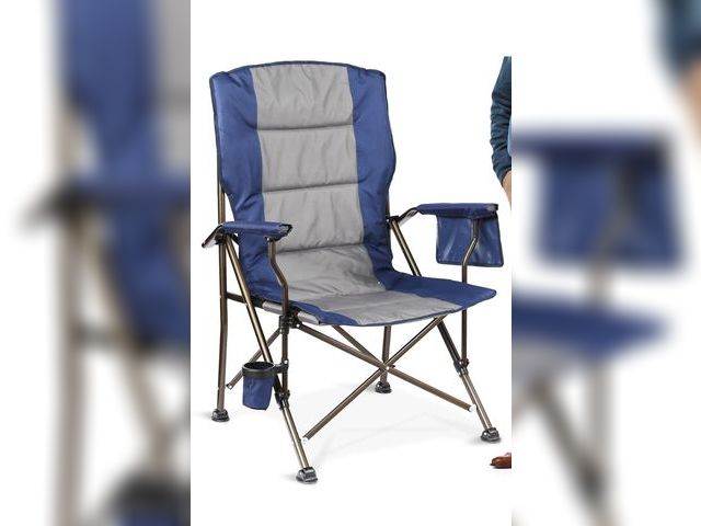 Lot 96-164127 - Skiken Large High Back Camping Chair for Adults - Oversized Comfortable for Tall People - Heavy Duty...
