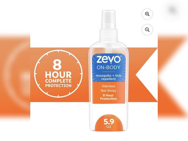 Lot 96-201121 - Zevo On Body Mosquito and Tick Repellent - Bug Spray - 5.9 oz Pump Spray New