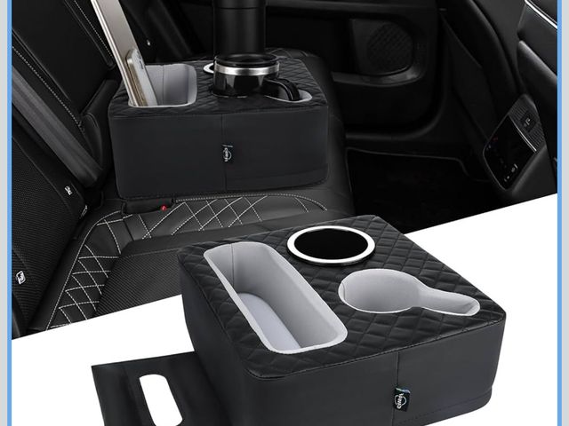 Lot 96-177782 - Car Cup Holder, Back Seat Car Organizer, Truck Bed Organizer, Couch Cup Holder Expander for Sofa Bed...