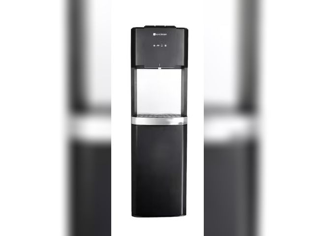 Lot 96-211365 - Glacier Bay Matte Black and Stainless Steel Bottom Load Water Dispenser MSRP $199 New