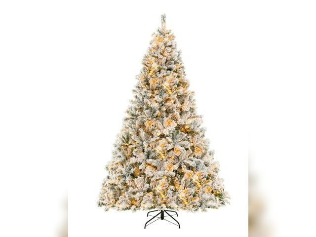 Lot 96-192495 - Costway 7 FT Pre-Lit Christmas Tree 3-Minute Quick Shape Flocked Decor with 600 LED Lights
New
MSRP ...
