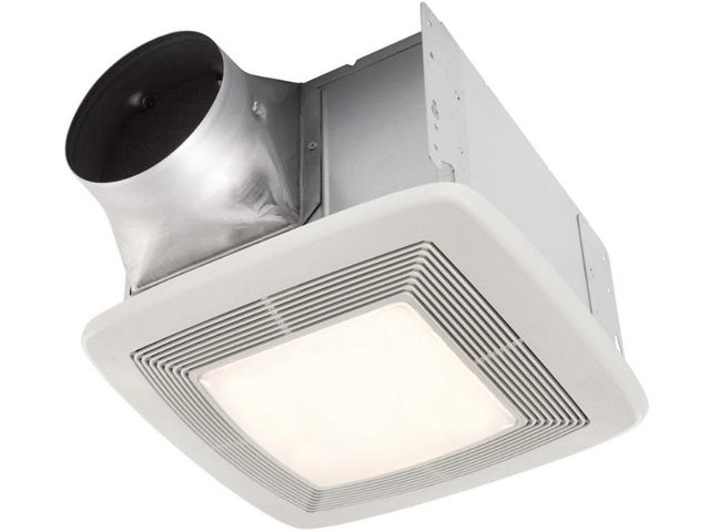 Lot 96-188960 - Broan-NuTone
QT Series Quiet 130 CFM
Ceiling Bathroom Exhaust Fan with Light and Night Light, 1.5
So...
