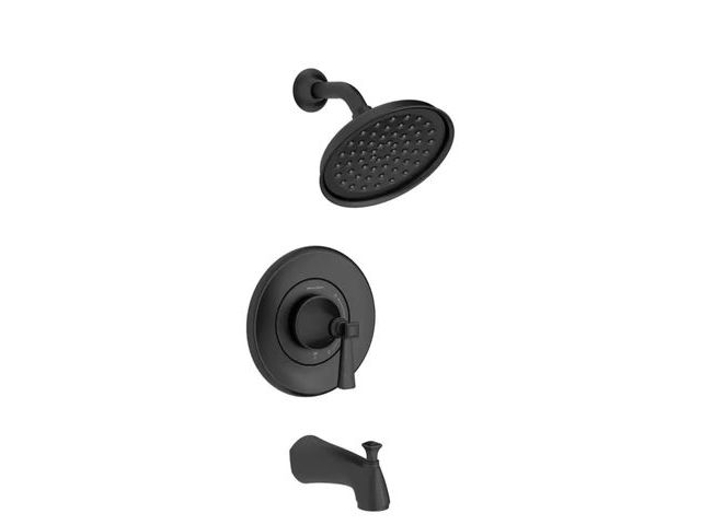Lot 96-169216 - American Standard
Rumson Single-Handle 1-Spray Tub and Shower Faucet with 1.8 GPM in Matte Black (Va...