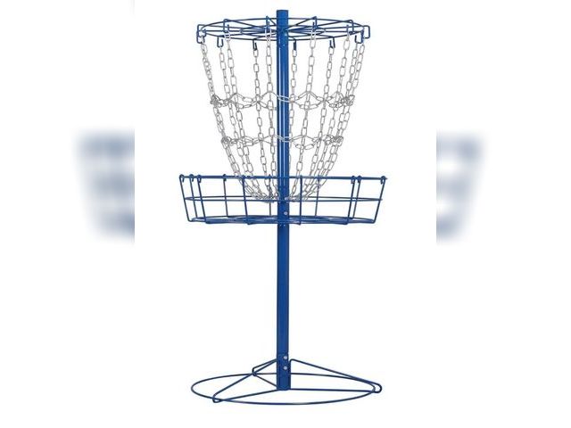 Lot 96-164995 - Yaheetech Disc Golf Basket Portable Disc Golf Practice Set Chain w/Basket Target and Double Steel Ch...