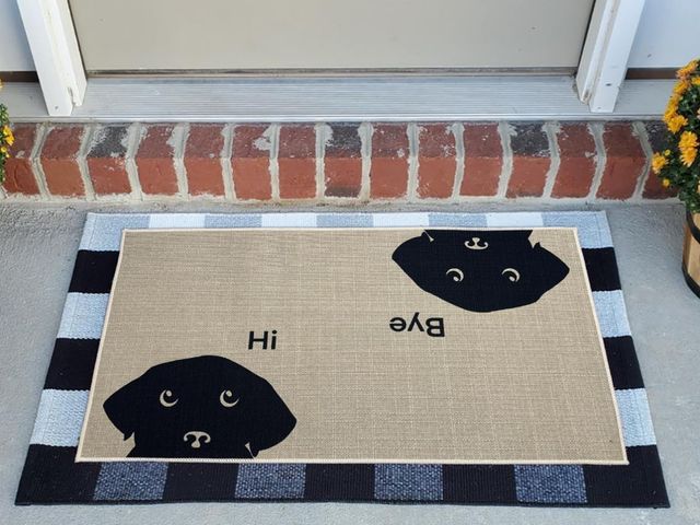 Lot 96-175497 - Washable Indoor/Outdoor Door Mat, 29"x17", Non-Slip, Dirt Resistant, Patio Porch Entryway Welcome Ma...