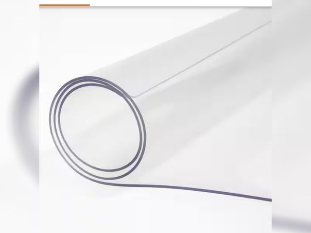 Lot 96-211995 - SKYSHALO Plastic Table Cover 36 x 60 in. 2 mm Thick Clear Table Protector, Rectangle, Waterproof, fo...