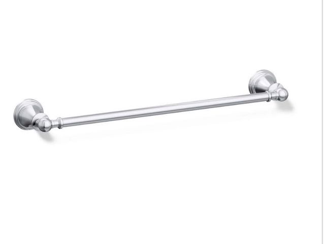 Lot 96-222054 - KOHLER Capilano 18 in. Towel Bar in Polished Chrome New