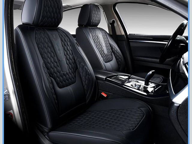Lot 96-174394 - Coverado Front Seat Covers, Car Seat Covers Front Seats, Nappa Leather Seat Covers for Cars, Waterpr...