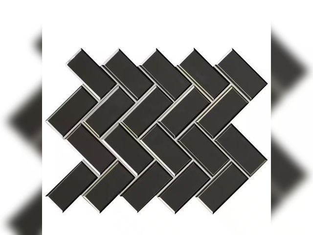 Lot 96-166634 - 53sq/ft
MSI
Metallic Gray Beveled Herringbone 11 in. x 13 in. x 0.31 in. Glass Mesh-Mounted Mosaic W...