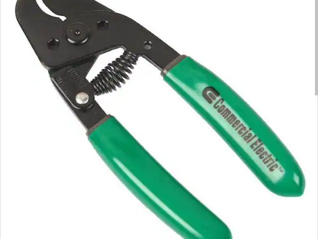 Lot 96-165389 - Commercial Electric 
Cable Cutter new different color from stock image
