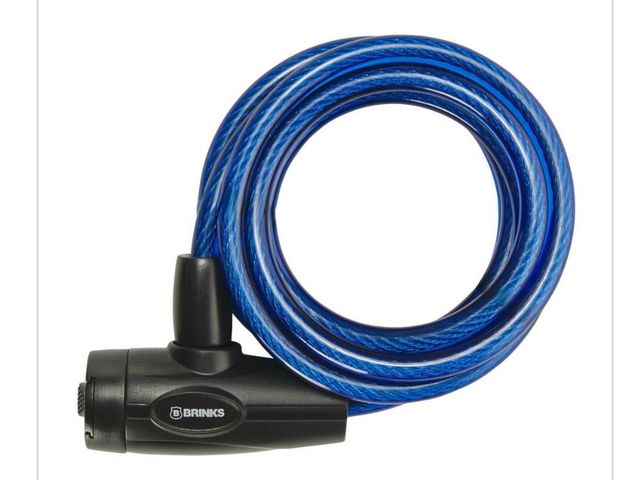 Lot 96-170550 - Brinks Combination Assorted Colors
Cable Lock Red New