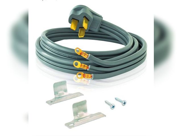 Lot 96-167261 - Eastman 4 Feet Electric Dryer Cord, 50 Amps 3-Prong Wire Unused