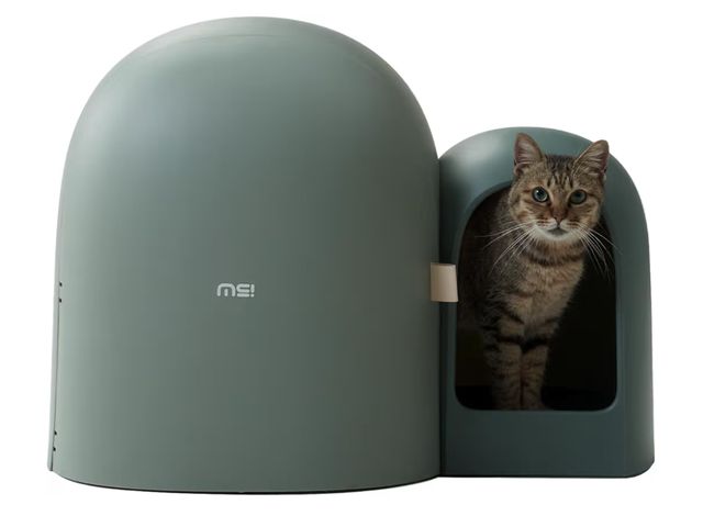 Lot 96-187731 - MS!MAKE SURE Cat Litter Box, Large Covered Hidden Dog Proof Closed Modern Cat Litter Box Furniture w...