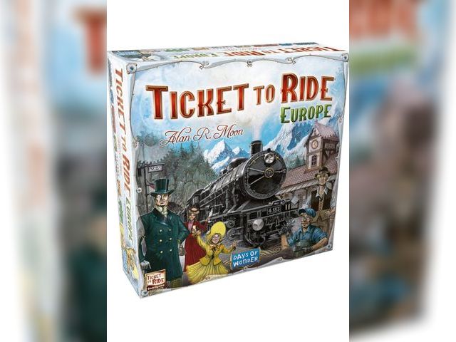 Lot 96-191520 - Asmodee Ticket to Ride Europe Board Game - Embark on a Railway Adventure Across The Continent! Fun F...