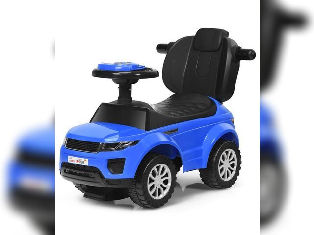 Lot 96-192306 - Costway
3 in 1 Ride on Push Car Toddler Stroller Sliding Car Blue
used