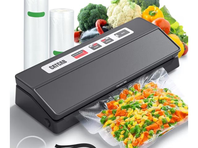 Lot 96-195017 - Vacuum Sealer Machine for Food Saver, 70kpa Powerful Suction Compact 7-in-1 Automatic Food Sealer fo...