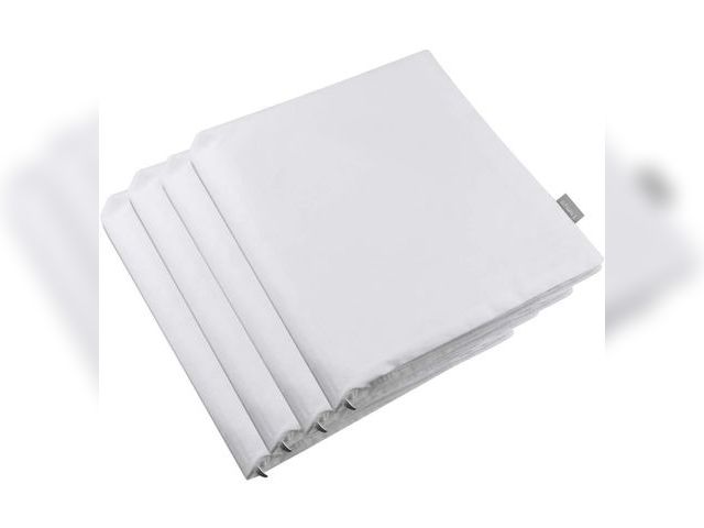 Lot 96-191133 - Thmyo 4-Pack 100% Cotton Comfortable Solid Decorative Throw Pillow Case, Square Cushion Cover Pillow...