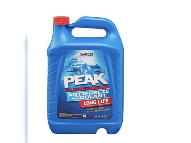 Lot 96-200202 - PEAK Long Life Full Strength Concentrate Antifreeze &amp; Coolant, 1 gal New