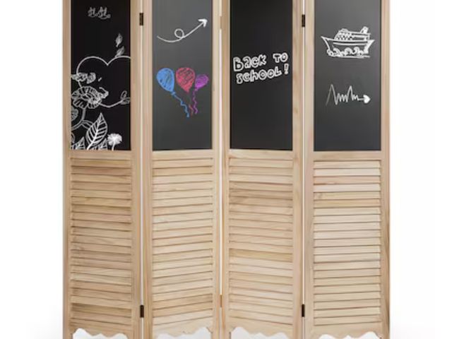 Lot 96-227418 - Costway 4-Panel Brown Wood
Contemporary/Modern Style Room Divider
New
MSRP $167.00