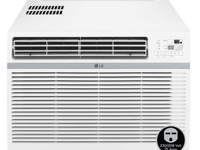 Lot 96-227408 - LG
24,500 BTU 230/208-Volt
Window Air Conditioner Unit
Cools 1550 sq. ft. with Wi-Fi, Remote, Dehumi...