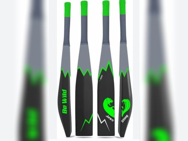 Lot 96-170533 - Be Wild Heavy Duty Plastic Cricket Bat Full Plastic bat Hard Plastic Bat Cricket bat Full Size for A...