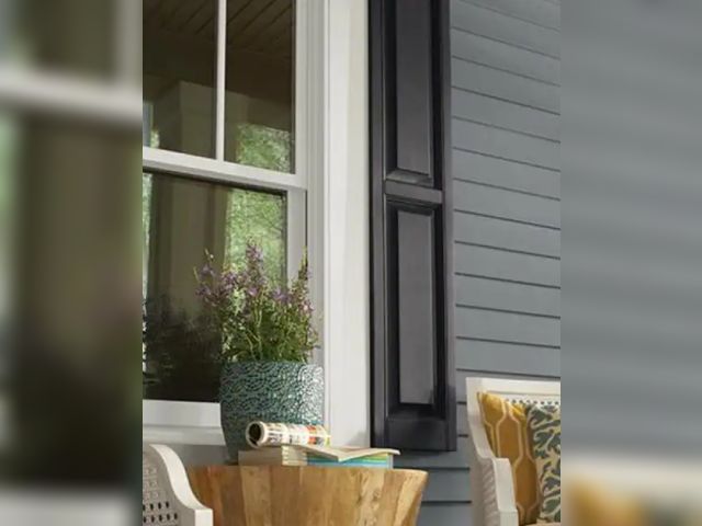 Lot 96-198782 - Ply Gem
15 in. x 51 in. Raised Panel Polypropylene Shutter Pair in Black
New