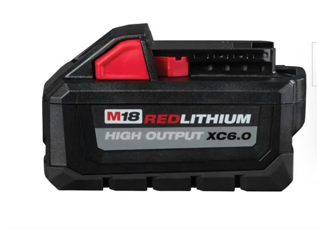 Lot 96-181830 - MILWAUKEE 5INR22/71-2 18V 6.0 AH BATTERY PACK new, no packaging, MSRP $199