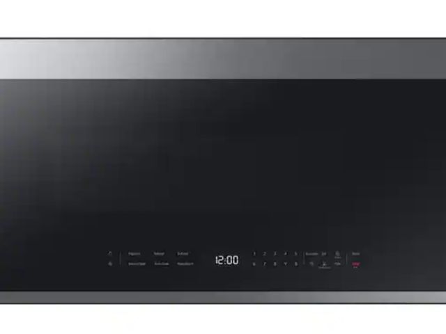 Lot 96-174525 - Samsung
Bespoke Smart 2.1 cu. ft. 1000 W Stainless Steel Over-the-Range Microwave with Auto Connecti...