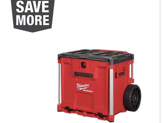 Lot 96-221790 - Milwaukee PACKOUT 19 in. Rolling
Drawer Tool Box MSRP $249 Unused