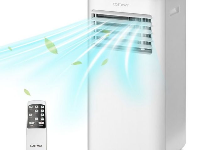 Lot 96-190141 - Costway 10000 BTU Portable Air Conditioner 3-in-1 Air Cooler with Fan
Dehum Sleep Mode
unused open b...