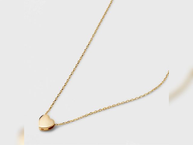 Lot 96-178181 - Valentine's Day 14K Gold Plated Heart Slider Pendant Necklace - A New Day™
Gold: Nickel-Free, Lobste...