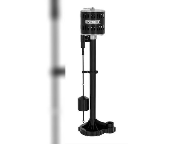 Lot 96-209878 - Everbilt
1/3 HP Plastic Pedestal Sump Pump
Used Untested 
Msrp $114.00