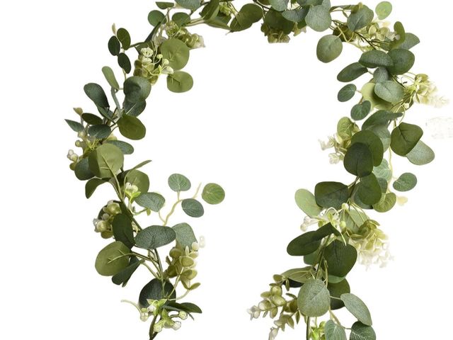 Lot 96-230842 - Fake Artificial Eucalyptus Garland Wreath Greenery-Leaf Wedding Vine Plant New