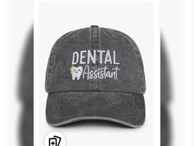 Lot 96-193222 - Case of 50 InnoBeta Dental Assistant Gifts Cap for Women - Adjustable Vintage Washed Cotton Embroide...