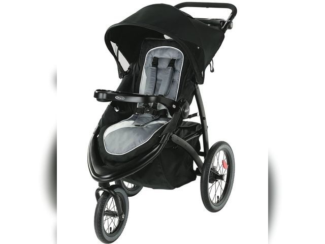 Lot 96-166536 - Graco FastAction Jogger LX Stroller - Drive, Convenient One-Hand Fold, ICS Compatible, Ideal for Par...