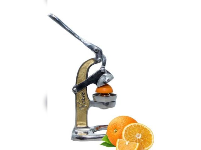 Lot 96-164407 - Artisan Crafted Cast Aluminum Professional Grade Manual Hand Press Juicer For Fresh Squeezed Orange,...
