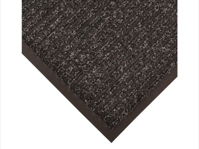 Lot 96-176452 - Notrax Heritage Rib™ Commercial Indoor Door Mat Office Rugs – 3' x 5' Charcoal Front Door Mat with D...