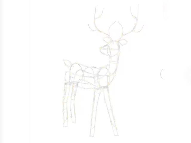 Lot 96-173791 - 4 ft. LED Wire Reindeer Holiday Yard Decoration Y33 New