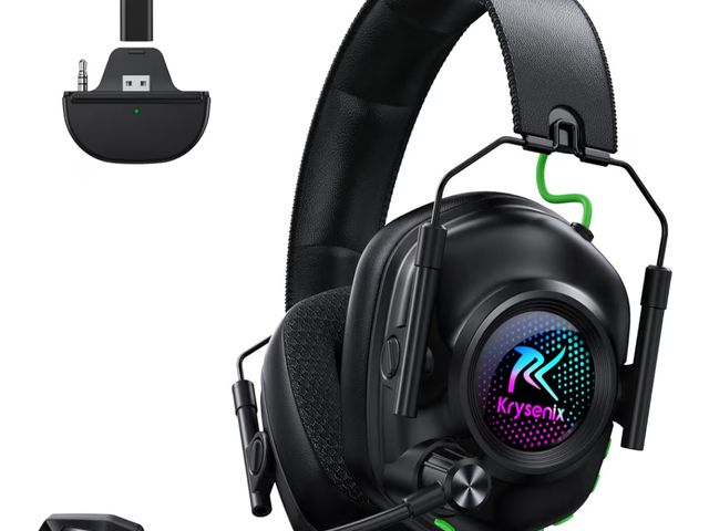 Lot 96-190828 - Wireless Gaming Headset with Noise Canceling Mic for Xbox Series X|S, Xbox One, PC, PS5, PS4, Mac, S...