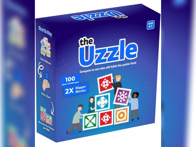 Lot 96-190825 - The Uzzle 3.0 Board Game, Family Board Games for Children &amp; Adults, Block Puzzle Games for Ages ...