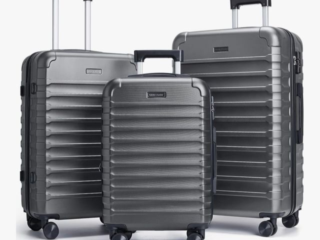 Lot 96-173821 - LIGHT FLIGHT Luggage Sets, 3 Piece Durable Suitcase Set with Spinner Wheels, 3 Pcs Hardside Lightwei...